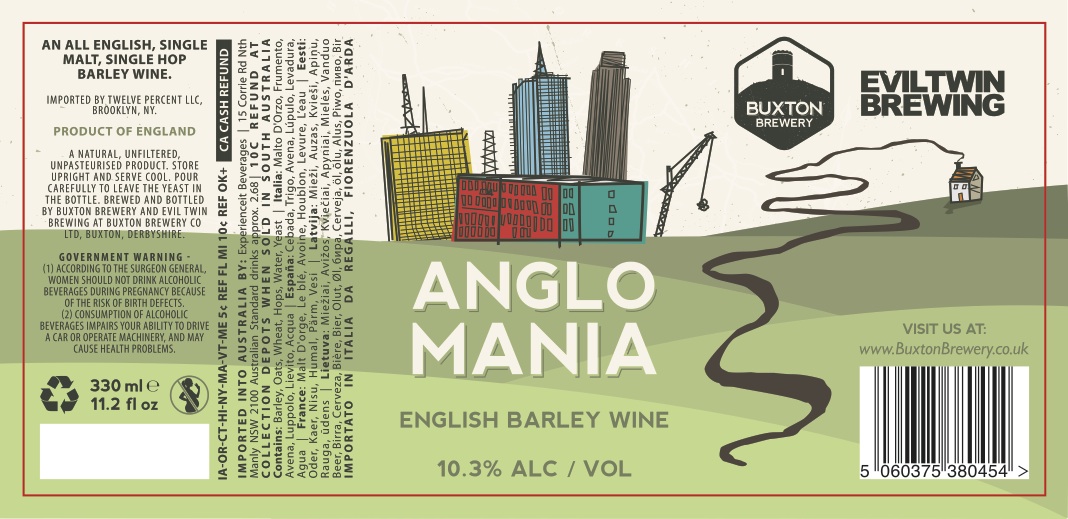 Buxton / Evil Twin Anglomania All English Barley Wine