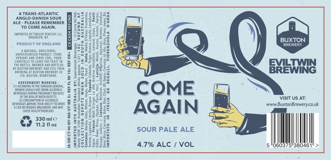 Buxton / Evil Twin Come Again Sour Pale Ale